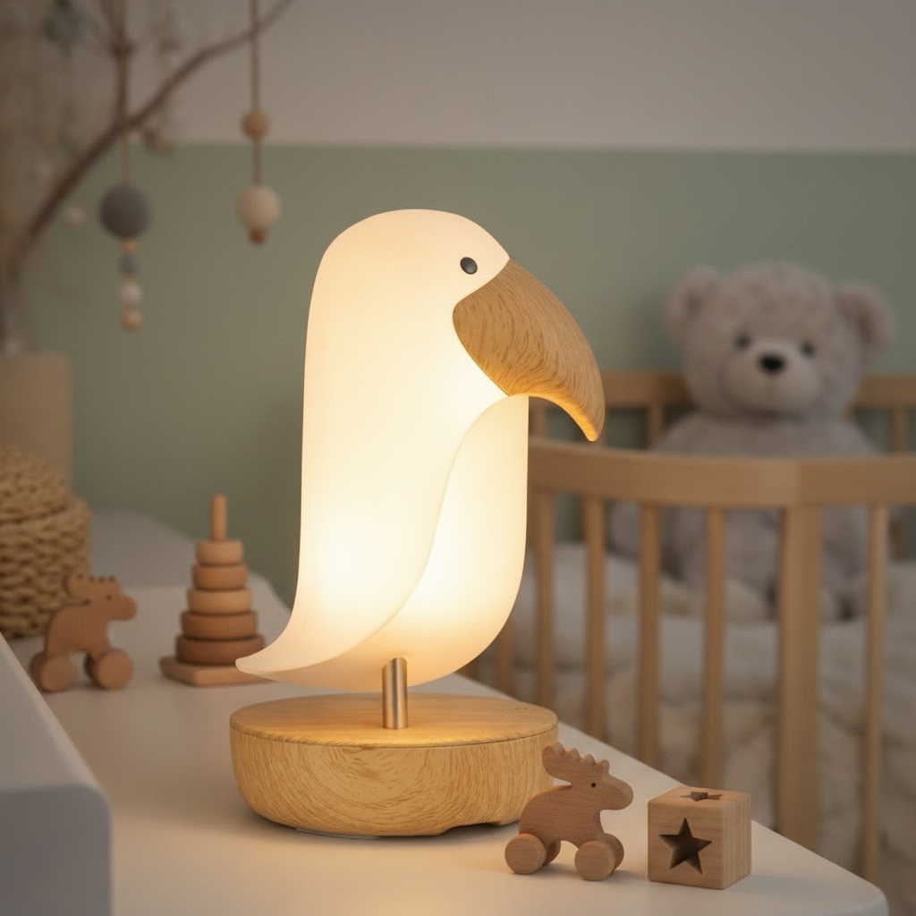 đ Veilleuse Oiseau Bluetooth â LumiĂšre douce, berceuses & nuits apaisĂ©es pour bĂ©bĂ©