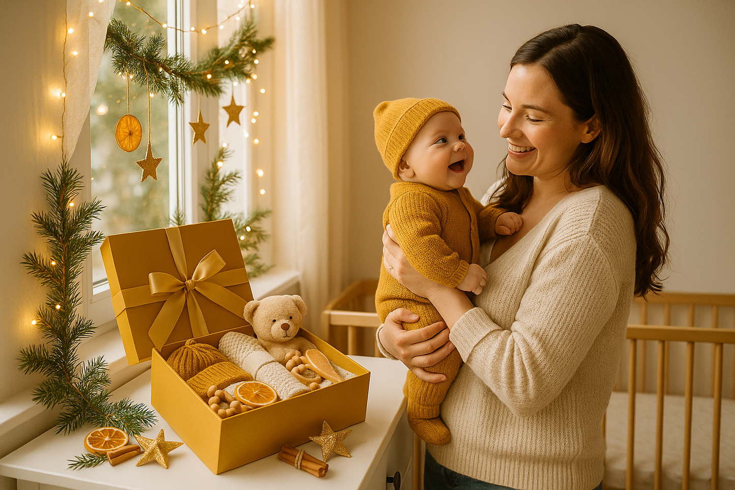 Image Noël 3 - Jaune Moutarde