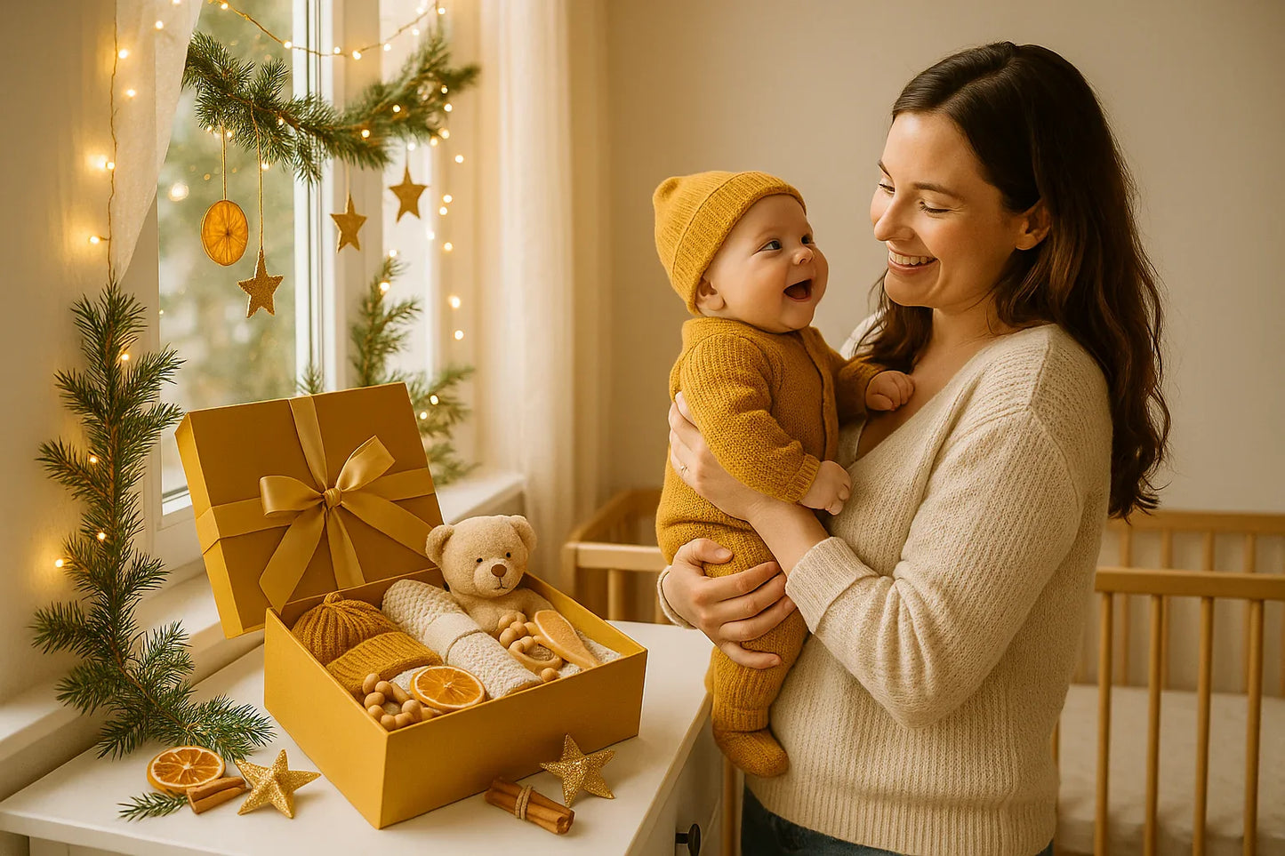 Image Noël 3 - Jaune Moutarde