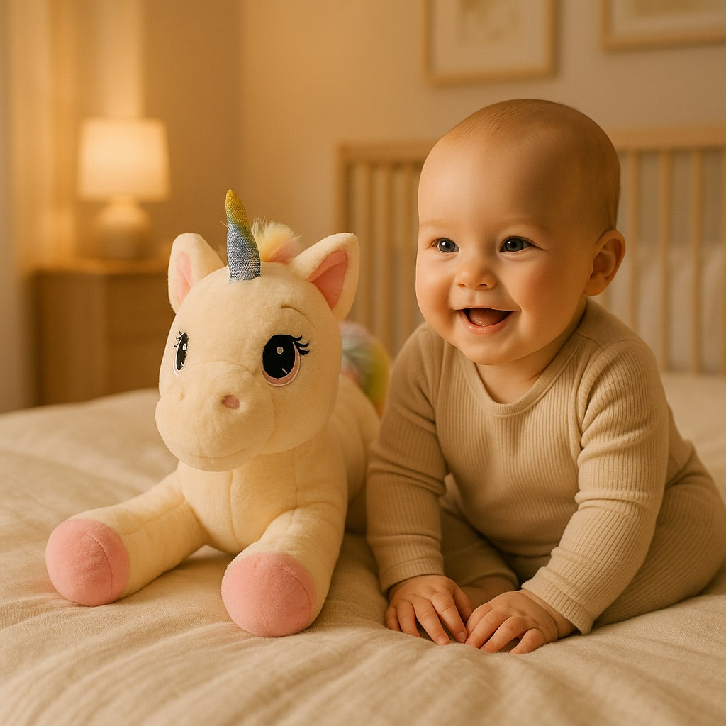 peluche-licorne-bebe-sourire