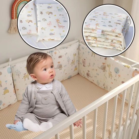 Tour de lit bébé | Cocon Protecteur Oeko-Tex