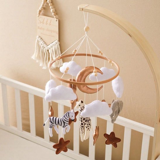 Mobile bébé | Coloré & Musical