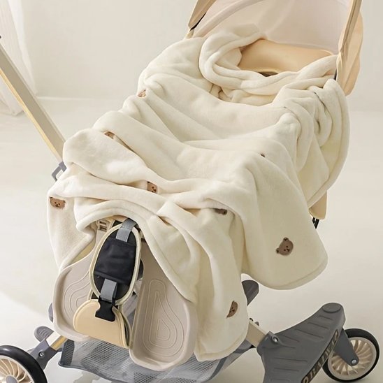 Couverture bébé douce | Coton Bio Respirant