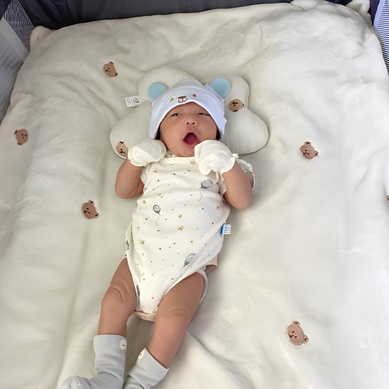Couverture bébé douce | Coton Bio Respirant