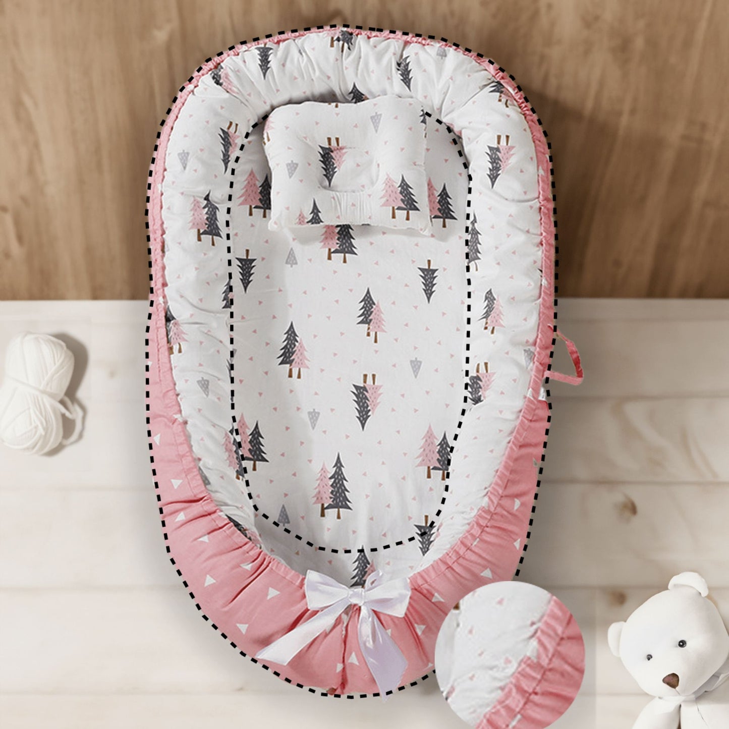 reducteur-de-lit-sapin-gris-et-rose