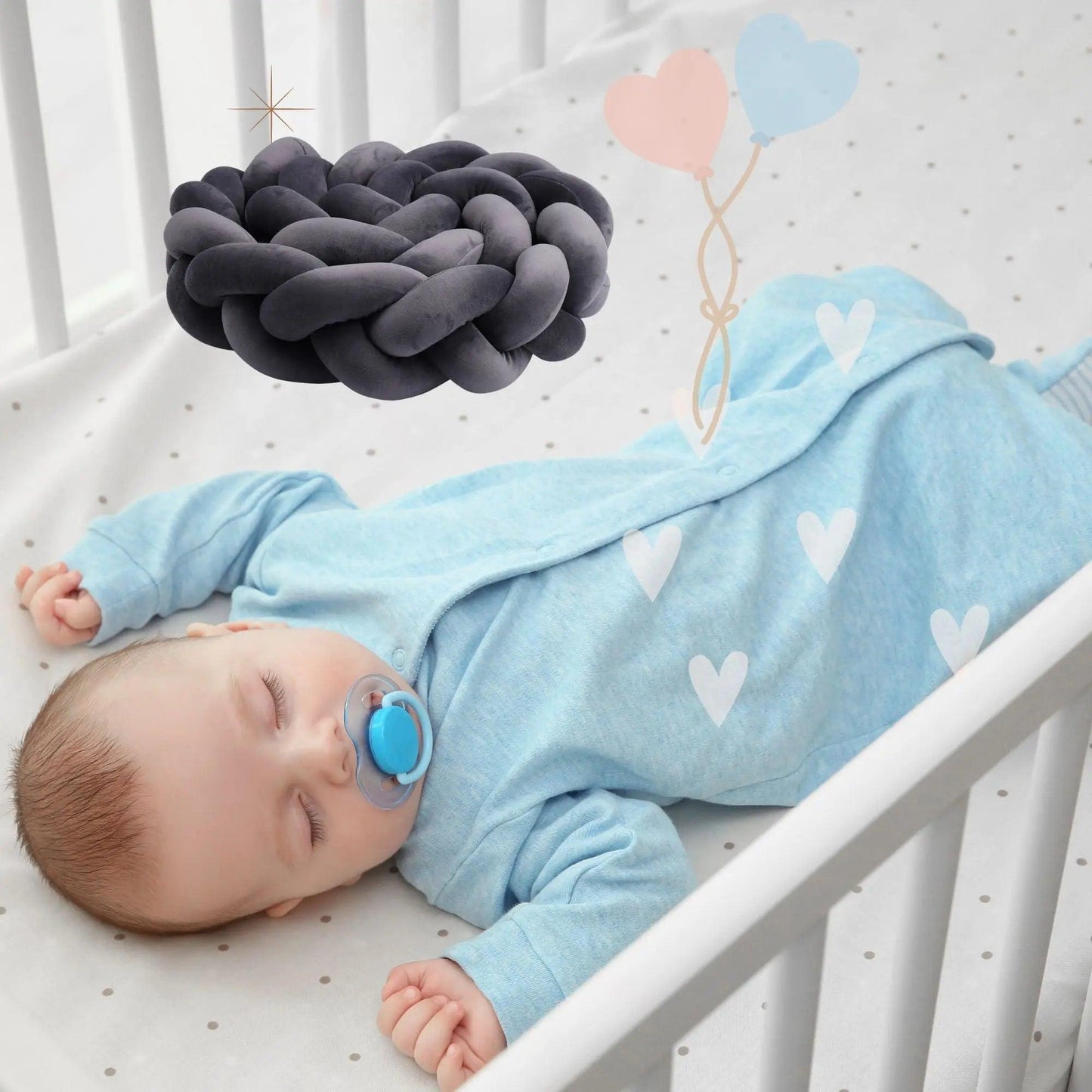 TOUR DE LIT TRESSE | BOUCLES A BISOUS - Familyfirstbaby