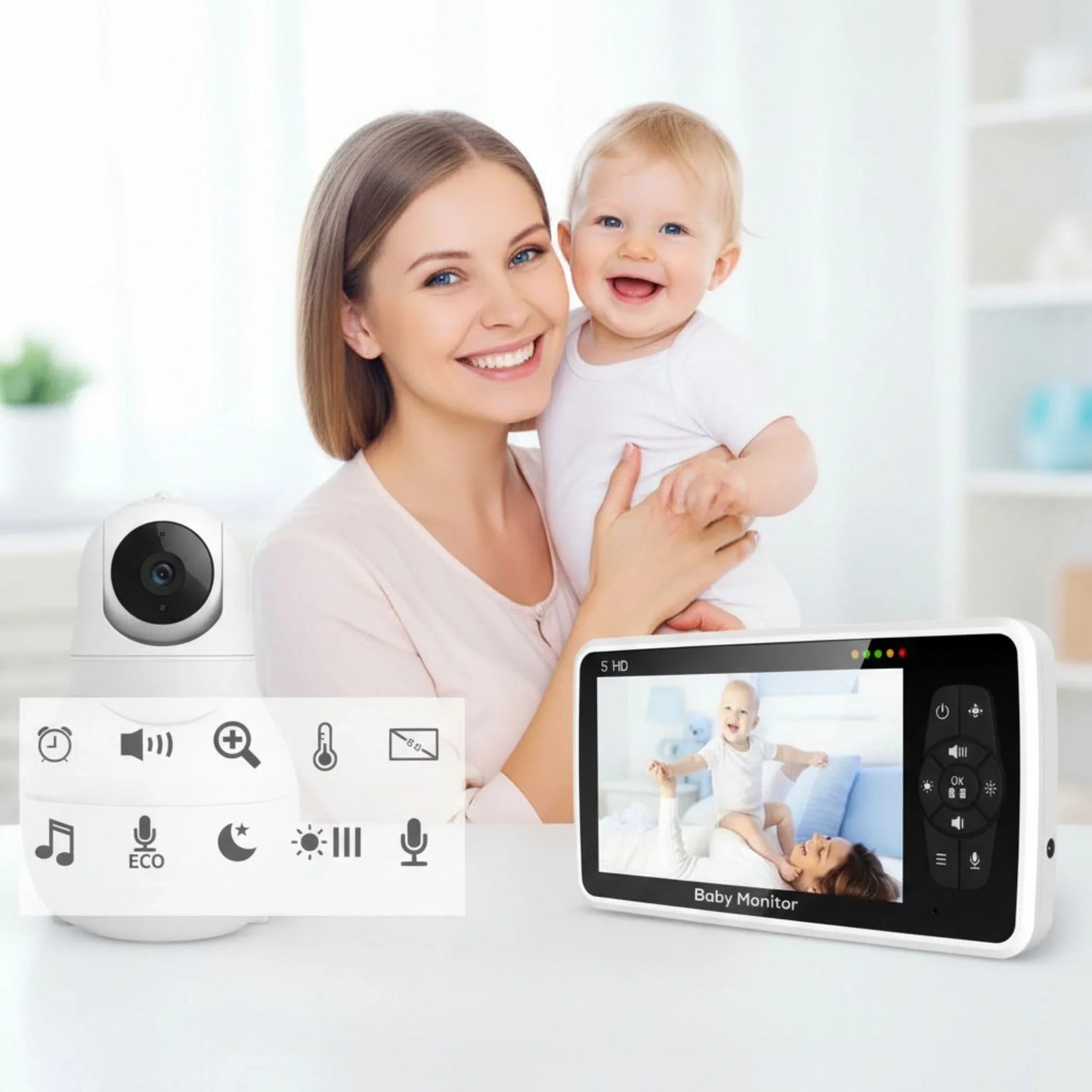 CAMERA BEBE | Vision nocturne HD