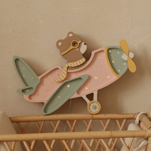 Veilleuse bébé Avion, vue produit de face