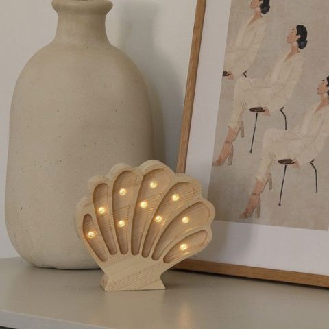 Veilleuse bébé Coquillage avec lumière blanc chaud