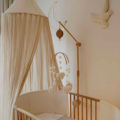 Mobile décoratif Éléphants fait main pour chambre de bébé