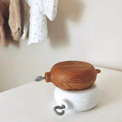 Boîtier musical en bois et boîtier blanc pour mobile bébé