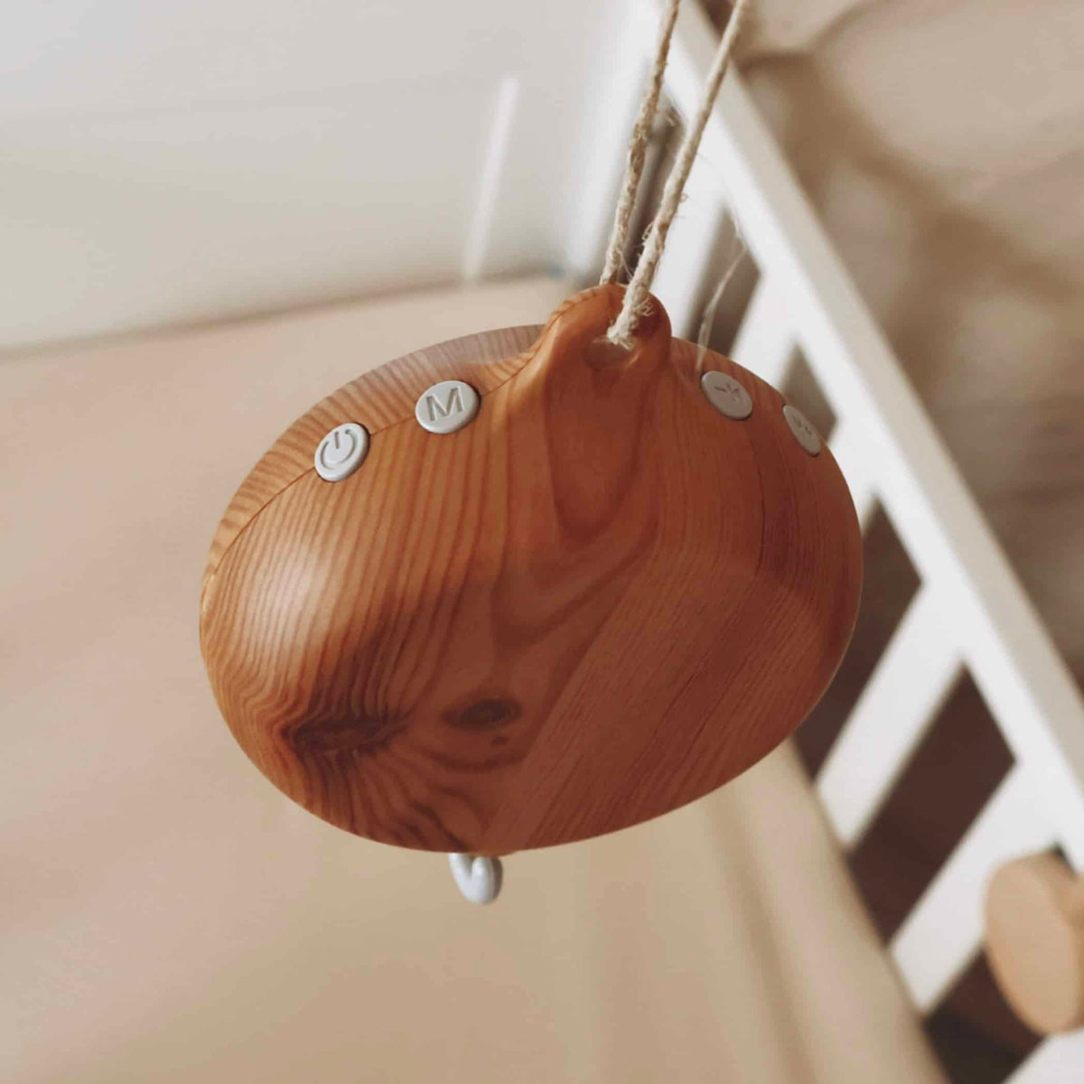 Boîtier musical en bois pour mobile bébé suspendu