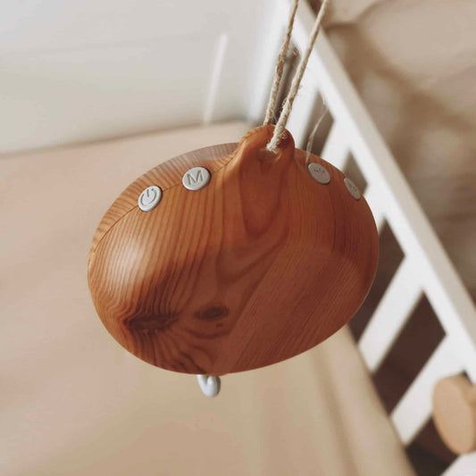 Boîtier musical en bois pour mobile bébé suspendu