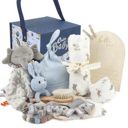 Coffret cadeau de naissance bébé | Douceur Éléphant