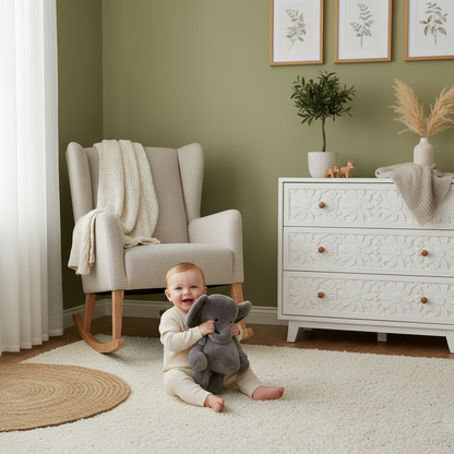 PELUCHE ELEPHANT| Doudou Réconfort