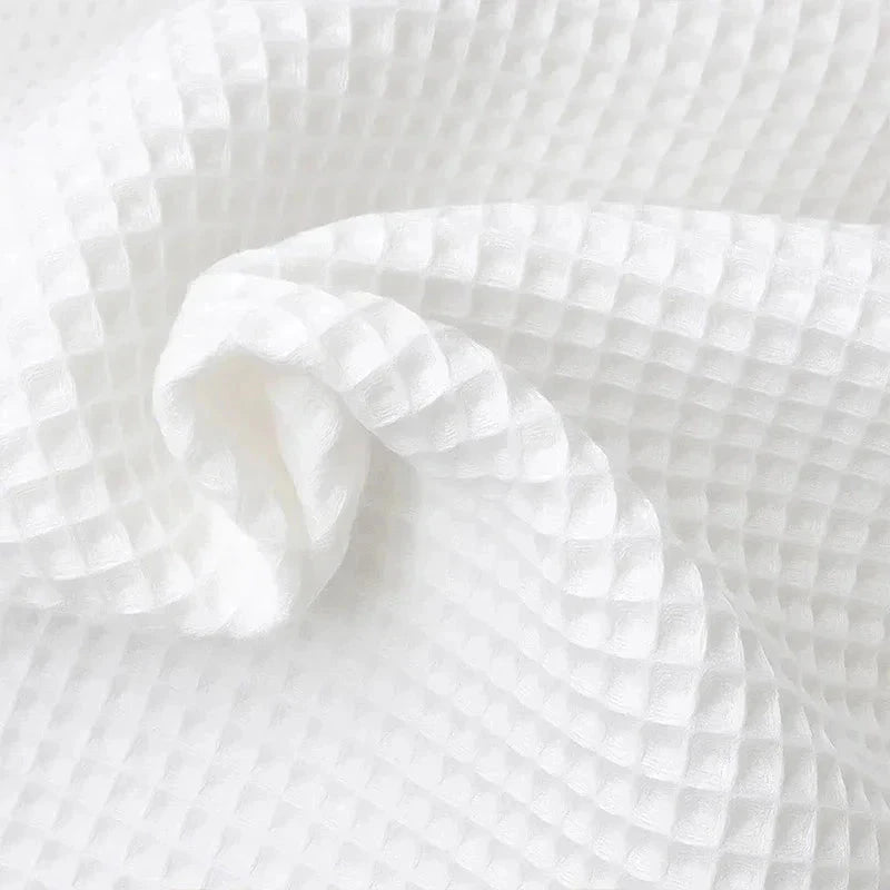 ⭐ Couverture Bébé Nid d’Abeille Blanche – 100% Coton Bio | Fabrication Française BÉBÉ Familyfirstbaby
