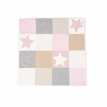 Tapis d’éveil bébé 80 × 80 cm | Rose