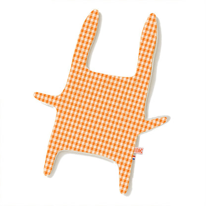 doudou garçon plat en coton bio vichy garçon