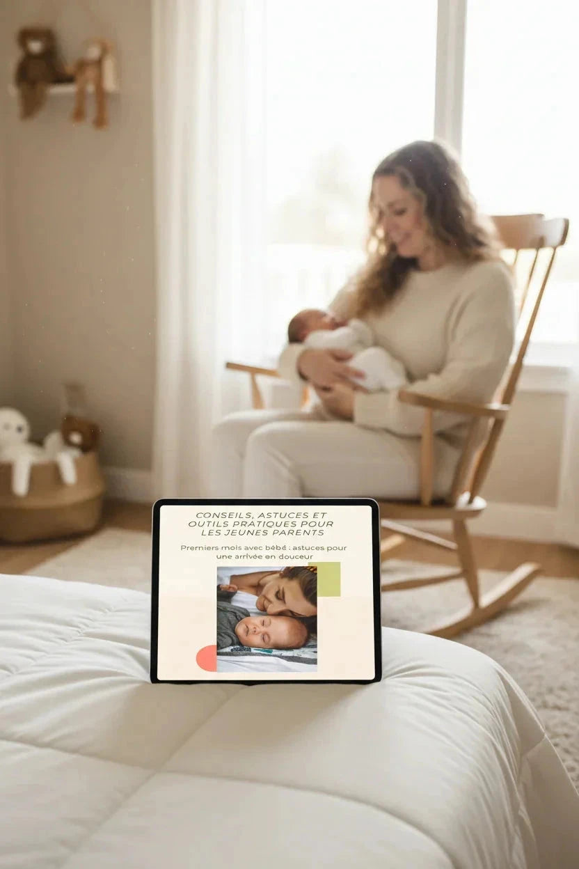 🎁 E-book Premiers mois avec bébé offert avec le coffret naissance Lapin — valeur 7,90 €