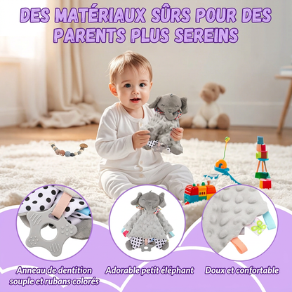 Coffret cadeau de naissance bébé | Douceur Éléphant