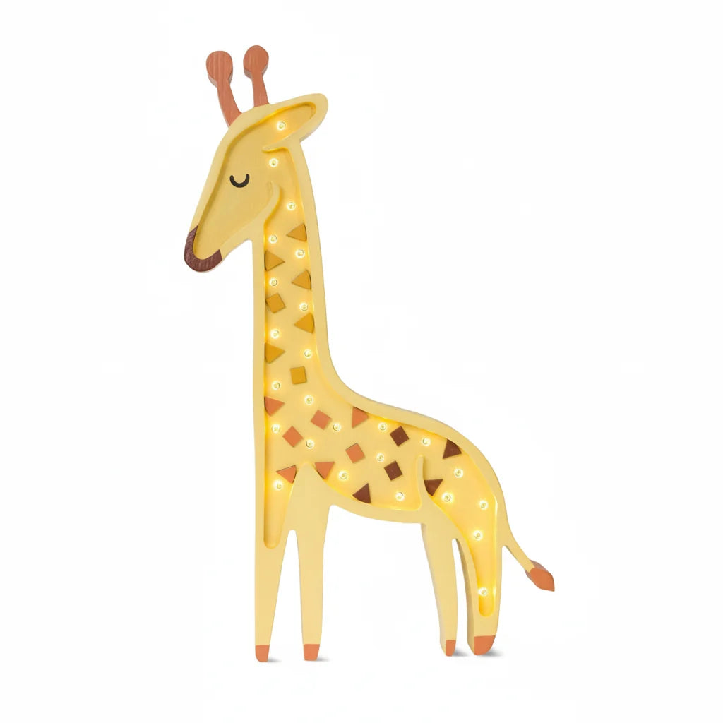 Veilleuse girafe jaune
