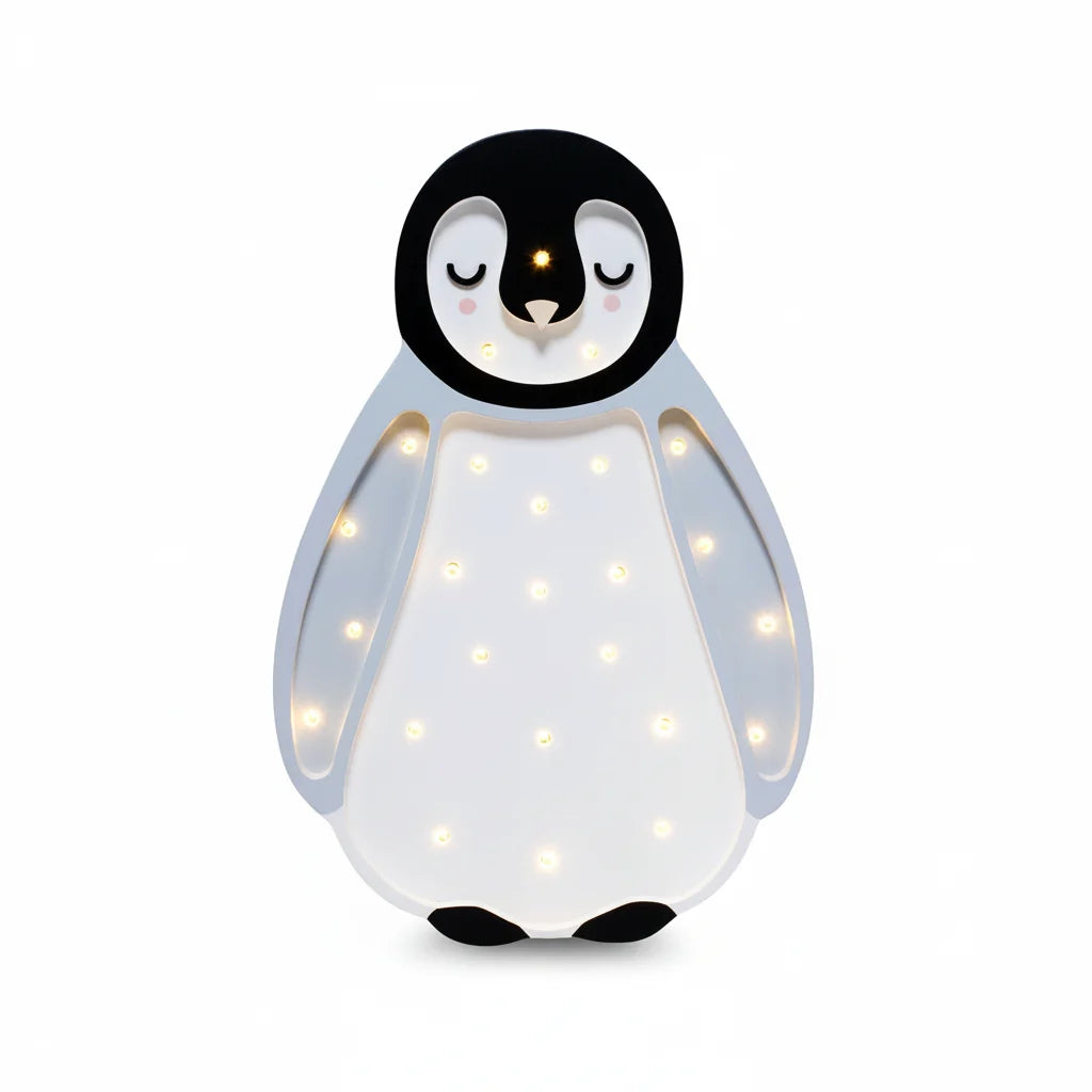 Veilleuse Pingouin gris clair