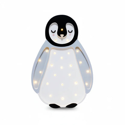 Veilleuse Pingouin gris clair