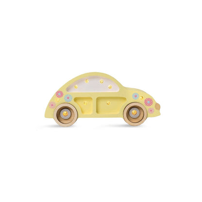 Veilleuse bébé Voiture en bois massif naturel