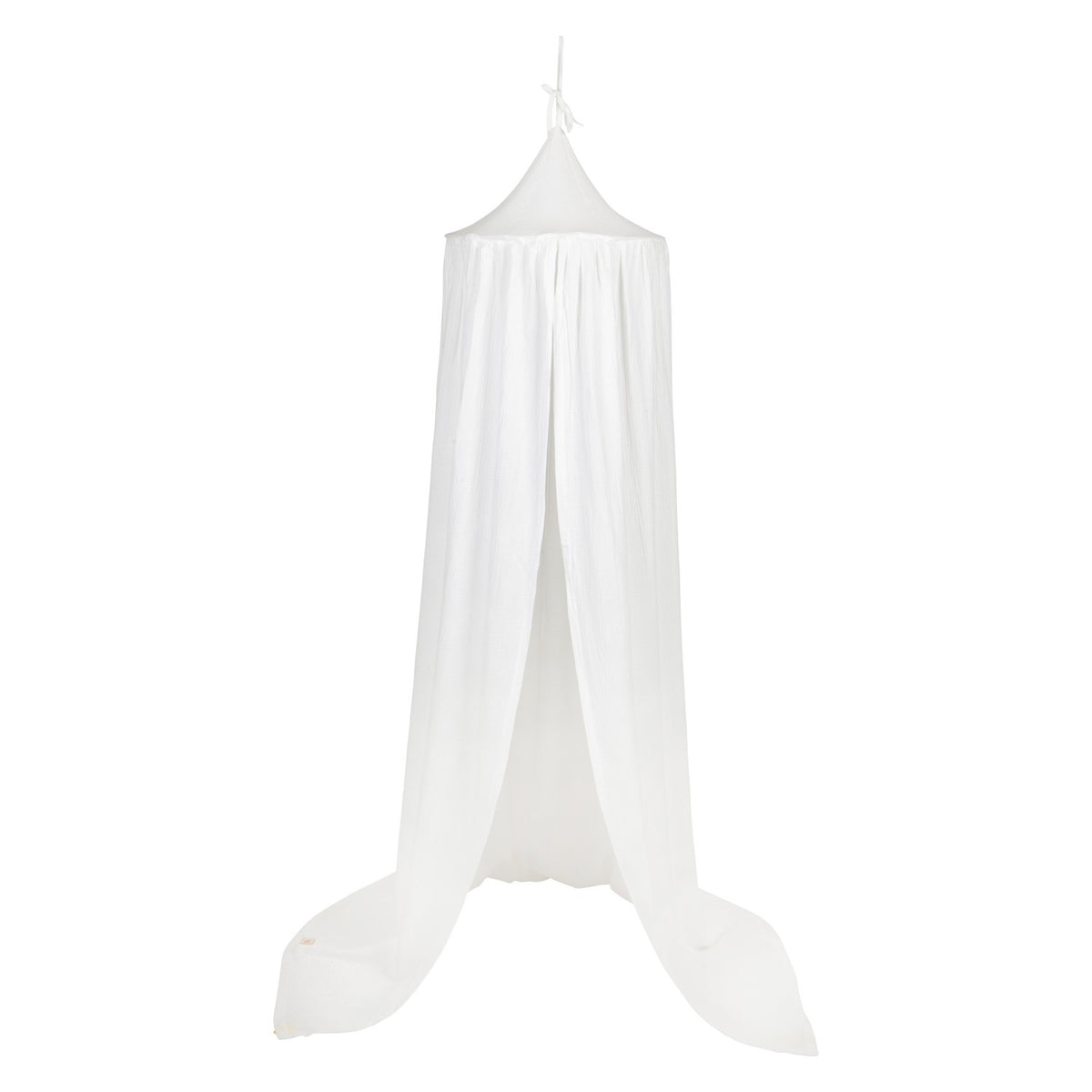 Ciel de lit bébé crème en coton OEKO-TEX®, vue produit