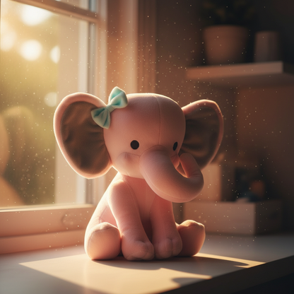 PELUCHE ELEPHANT| Doudou Réconfort