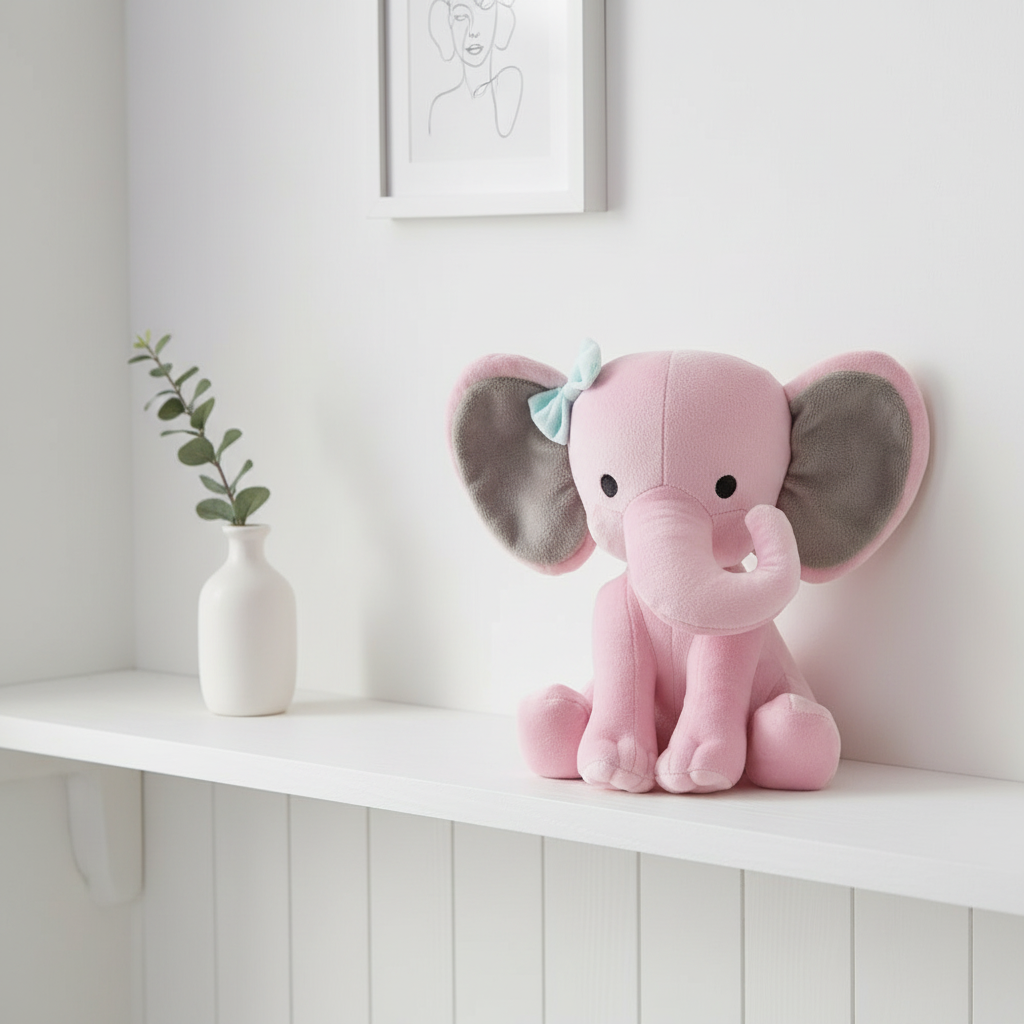 PELUCHE ELEPHANT| Doudou Réconfort