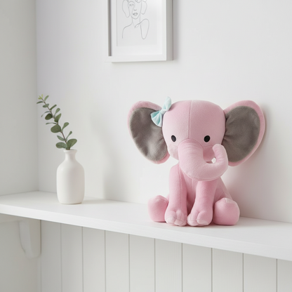 PELUCHE ELEPHANT| Doudou Réconfort