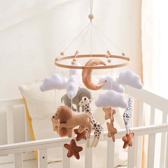 Mobile bébé | Coloré & Musical