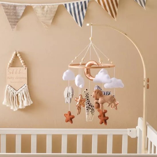 Mobile bébé | Coloré & Musical