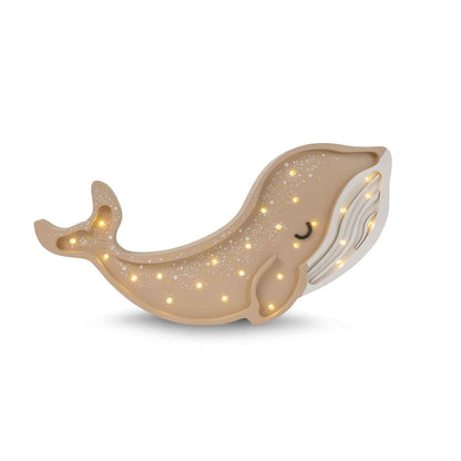 Veilleuse bébé Baleine en bois, vue fournisseur carrée