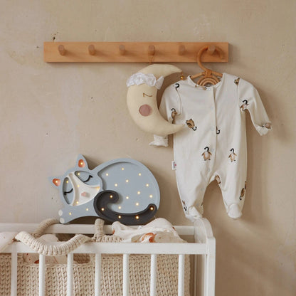 Veilleuse bébé Chat en ambiance douce et chaleureuse