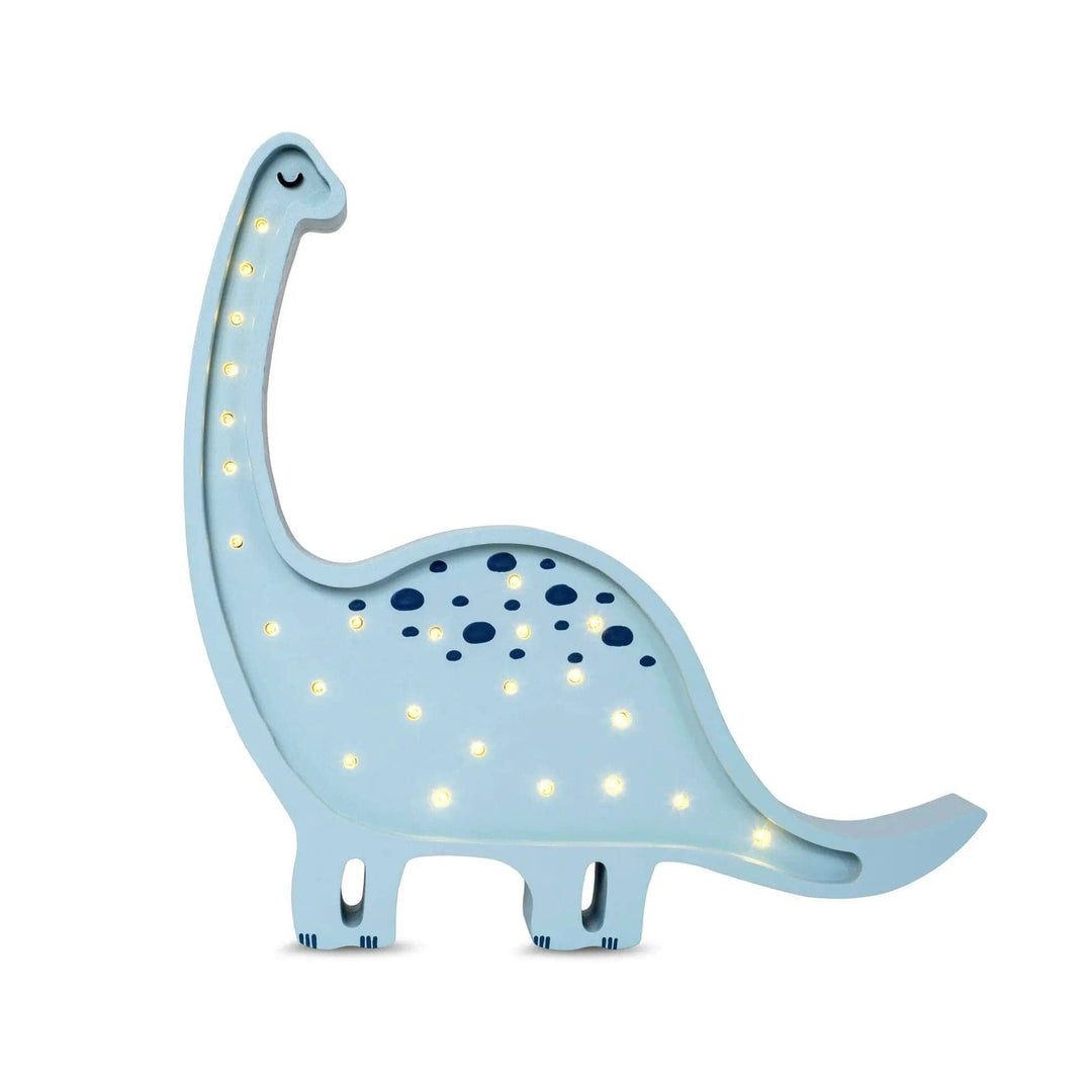 Veilleuse Diplodocus en bois avec LED blanc chaud, photo fournisseur