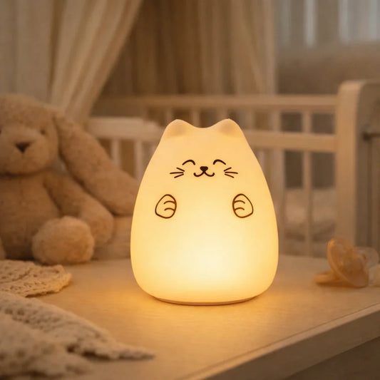 veilleuse-lapin-doux-sur-table-de-chevet