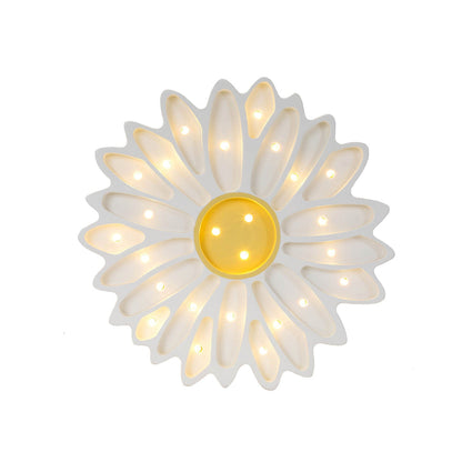 Veilleuse Marguerite artisanale pour chambre enfant, photo fournisseur