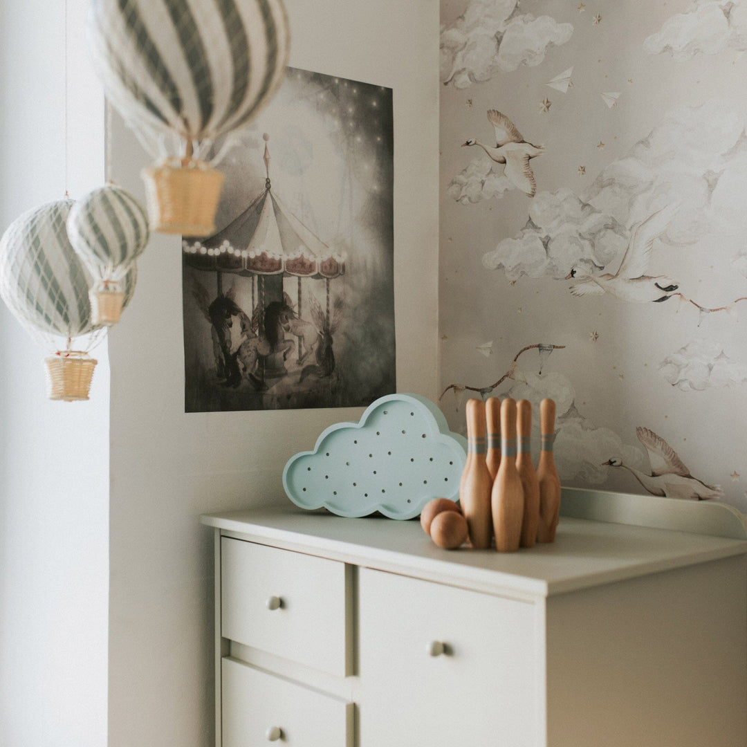 Veilleuse bébé Nuage décorative, photo fournisseur