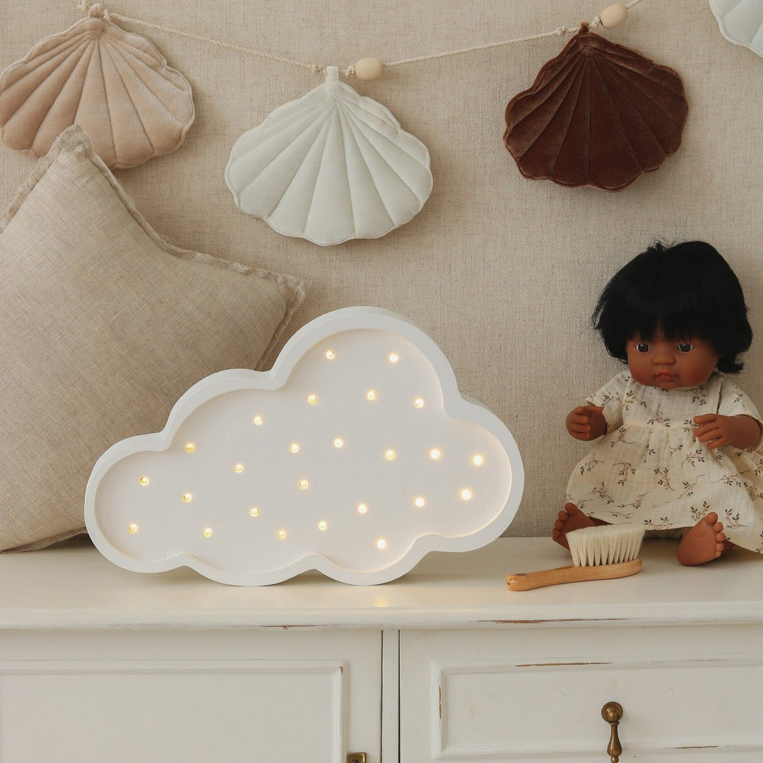 Veilleuse Nuage artisanale pour chambre enfant, photo fournisseur