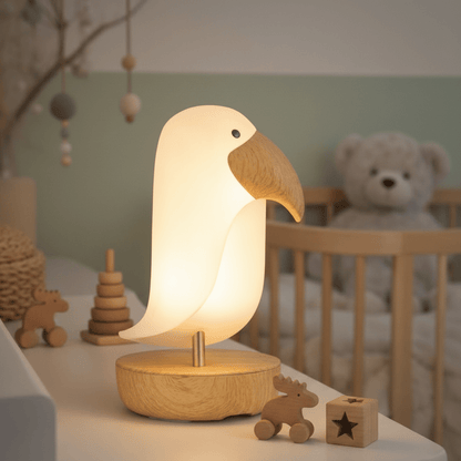 🌙 Veilleuse Oiseau Bluetooth – Lumière douce, berceuses & nuits apaisées pour bébé BÉBÉ Familyfirstbaby