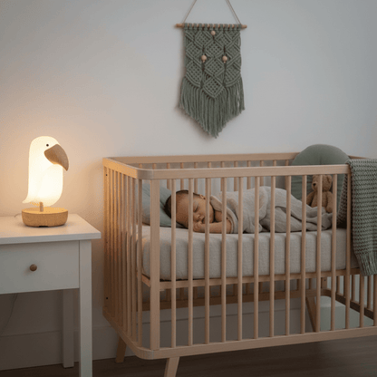 🌙 Veilleuse Oiseau Bluetooth – Lumière douce, berceuses & nuits apaisées pour bébé BÉBÉ Familyfirstbaby