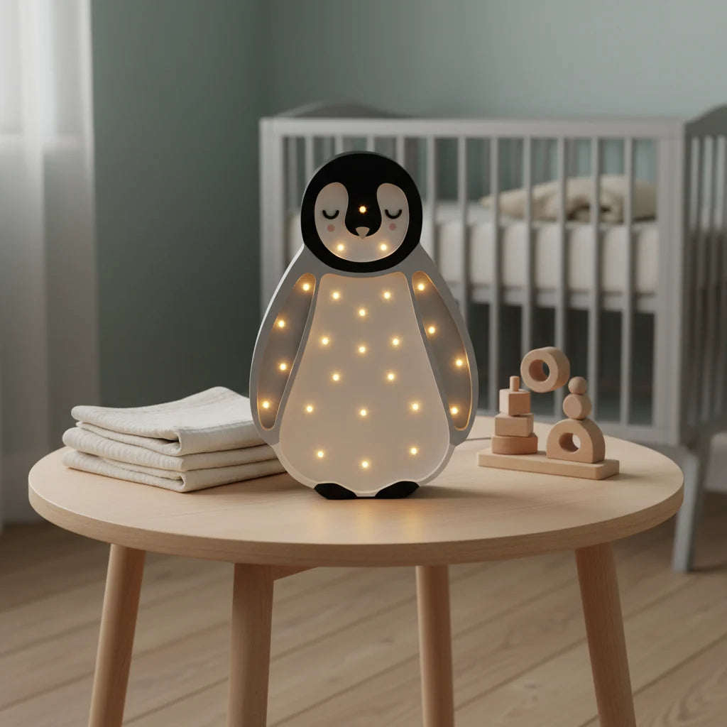 Veilleuse bébé Pingouin