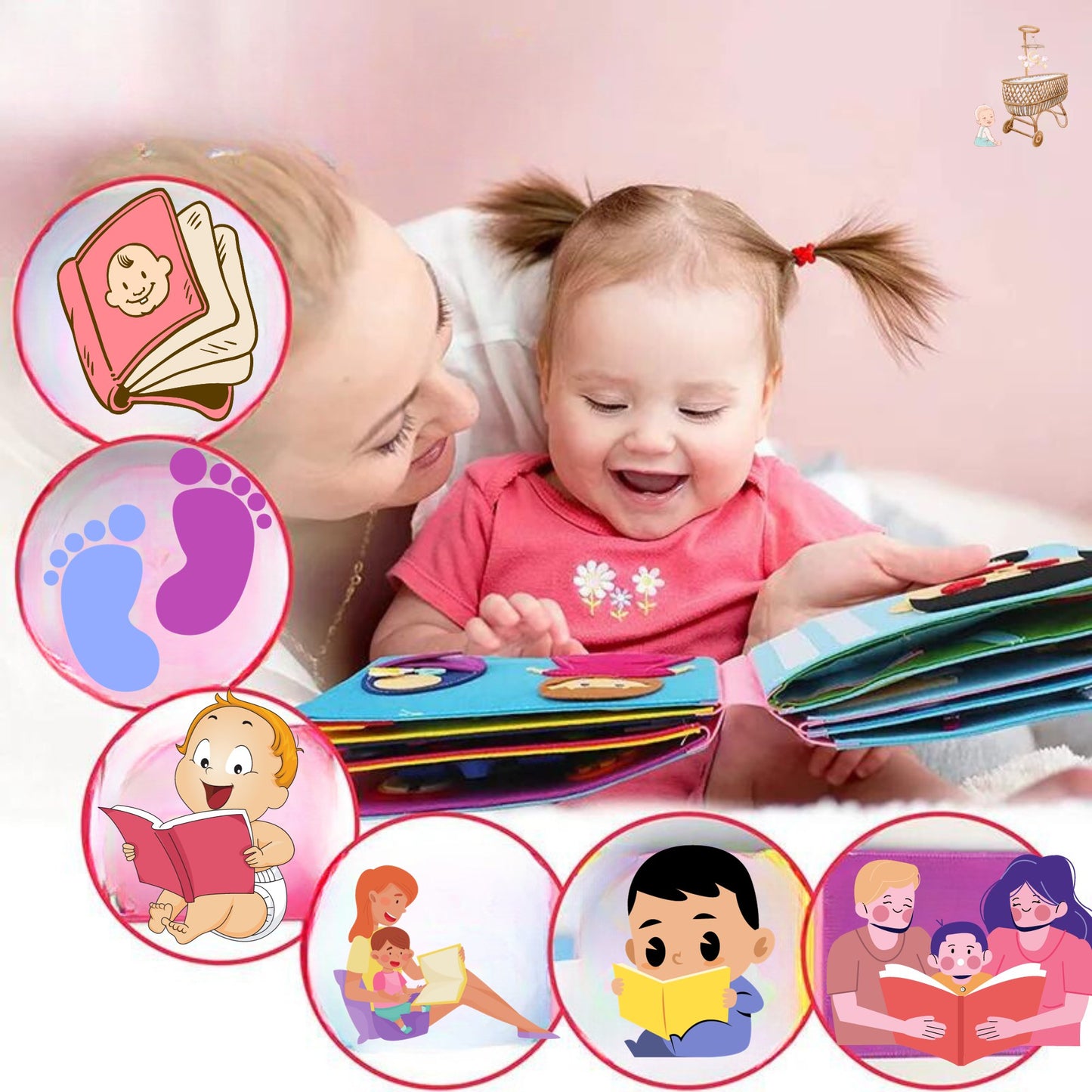 JOUET BEBE - Book Sensory™ - Familyfirstbaby