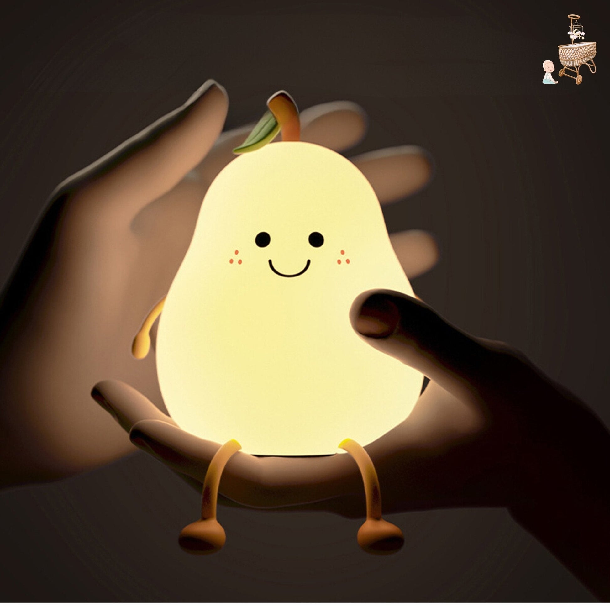 Veilleuse bébé - Night Light Pear ™ - Familyfirstbaby