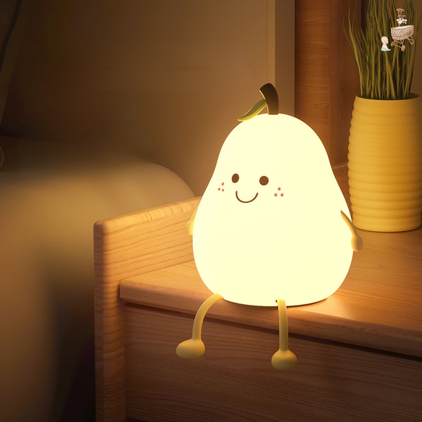 Veilleuse bébé - Night Light Pear ™ - Familyfirstbaby